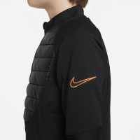 Nike Academy Therma Padded Trainingstrui Kids Zwart Oranje