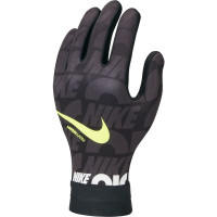 Nike Air Max Hyperwarm Gloves Kids Black Dark Grey Yellow