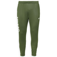 Nike F.C. Essential Trainingspak Fleece Hoodie Donkergroen Wit