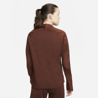 Nike Trainingstrui Therma Strike Drill Dames Bruin Rood Oranje