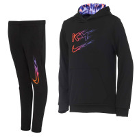 Nike tracksuit 2025 black and orange