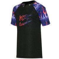 Nike KM Training Shirt Kids Black Bright Red