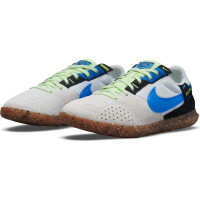 Nike Street Gato Straatvoetbalschoenen (TF) Kids Wit Blauw Zwart Lime - KNVBshop.nl