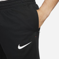 Nike F.C. Libero Trainingspak Drill Zwart Rood Wit