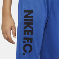 Nike F.C. Libero Tracksuit Hoodie Kids Blue Black