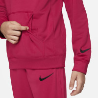 Nike F.C. Hoodie Kids Rood Zwart