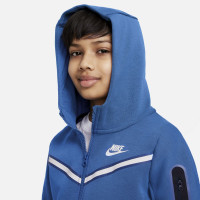 Nike Vest Tech Fleece Kids Blauw Wit