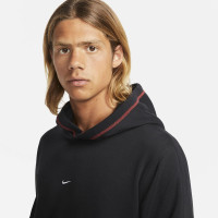 Nike F.C. Hoodie Fleece Zwart Rood Wit
