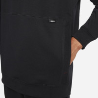 Nike F.C. Hoodie Fleece Zwart Rood Wit
