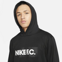 Nike F.C. Hoodie Trainingspak Libero Zwart Wit