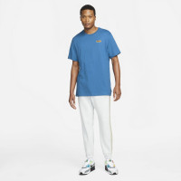 Nike F.C. Seasonal T-Shirt Graphic Blauw Geel