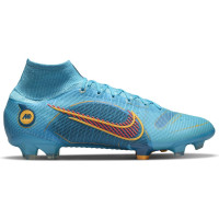 Nike Mercurial 8 Superfly Elite Grass Football Shoes (FG) Blue Orange