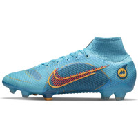 Nike Mercurial 8 Superfly Elite Grass Football Shoes (FG) Blue Orange