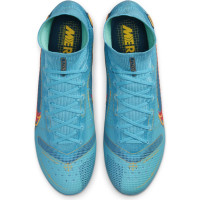 Nike Mercurial 8 Superfly Elite Grass Football Shoes (FG) Blue Orange