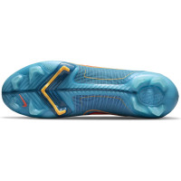 Nike Mercurial 8 Superfly Elite Gras Voetbalschoenen (FG) Blauw Oranje