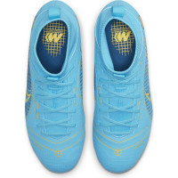 Nike Mercurial Superfly 8 Academy Grass /Artificial Turf Football Shoes (MG) Kids Blue Orange - KNVBshop.nl