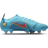 Nike Mercurial Vapor 14 Elite Voetbalschoenen (SG) Anti-Clog Blauw Oranje