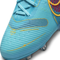 Nike Mercurial Vapor 14 Elite Voetbalschoenen (SG) Anti-Clog Blauw Oranje