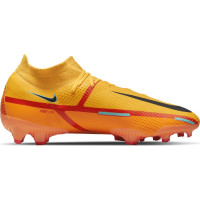 Nike Phantom GT 2 Pro DF Gras Voetbalschoenen (FG) Oranje Rood Zwart -  KNVBshop.nl