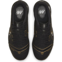 Nike Mercurial Vapor 14 Academy Turf Football Shoes (TF) Kids Black Dark Grey Gold - KNVBshop.nl
