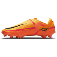 Nike Phantom GT 2 Academy FlyEase Grass /Artificial Turf Football Shoes (MG) Orange Red Black - KNVBshop.nl