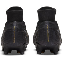 Nike Mercurial Superfly 8 Pro Gras Voetbalschoenen (FG) Zwart Donkergrijs Goud - KNVBshop.nl