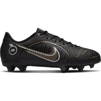 Nike Mercurial Vapor 14 Academy Grass /Artificial Turf Football Shoes (MG) Kids Black Dark Grey Gold - KNVBshop.nl
