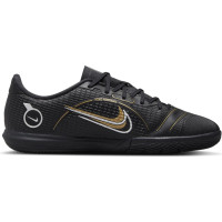 Nike Mercurial Vapor 14 Academy Indoor Football Boots (IC) Kids Black Dark Grey Gold - KNVBshop.nl