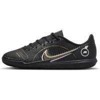 Nike Mercurial Vapor 14 Academy Indoor Football Boots (IC) Kids Black Dark Grey Gold - KNVBshop.nl