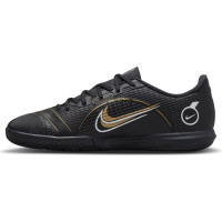 Nike Mercurial Vapor 14 Academy Indoor Football Boots (IC) Kids Black Dark Grey Gold - KNVBshop.nl