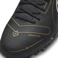 Nike Mercurial Vapor 14 Academy Indoor Football Boots (IC) Kids Black Dark Grey Gold - KNVBshop.nl