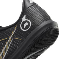 Nike Mercurial Vapor 14 Academy Indoor Football Boots (IC) Kids Black Dark Grey Gold - KNVBshop.nl