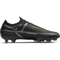 Nike Phantom GT Elite 2 Gras Football Shoes (FG) Black Dark Grey Gold