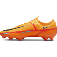 Nike Phantom GT 2 Pro Gras Voetbalschoenen (FG) Oranje Rood Zwart - KNVBshop.nl