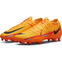 Nike Phantom GT 2 Pro Gras Voetbalschoenen (FG) Oranje Rood Zwart - KNVBshop.nl