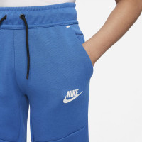 Nike Jogger Tech Fleece Kids Blauw Wit