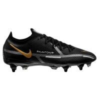 Nike Phantom GT Elite Iron-Nop Football Shoes (SG) Anti-Clog Black Dark Grey Gold