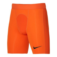 Nike Pro Strike Dri-Fit Sliding Shorts Orange Black