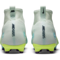 Nike Mercurial Superfly 8 Pro MDS Gras Voetbalschoenen (FG) Kids Groen Geel Paars