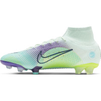 Nike Mercurial Superfly Elite 8 MDS Gras Voetbalschoenen (FG) Groen Geel Paars