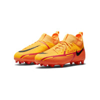 Nike Phantom GT 2 Academy DF Gras / Kunstgras Voetbalschoenen (MG) Kids Oranje Rood Zwart