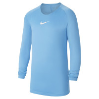 Nike Dri-FIT Park Long Sleeve Undershirt Kids Light Blue White