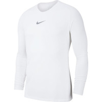 Nike Park Dri-Fit Long Sleeve Base Layer White Grey