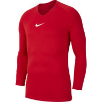 Nike Dri-FIT Park Ondershirt Lange Mouwen Kids Fel Rood