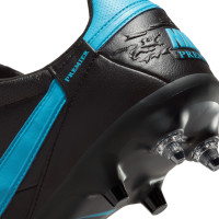 Nike Premier III IJzeren-Nop Voetbalschoenen (SG) Anti-Clog Zwart Lichtblauw