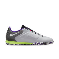 Nike Tiempo Legend 9 Pro React Indoor Football Boots (IC) Light Grey White - KNVBshop.nl