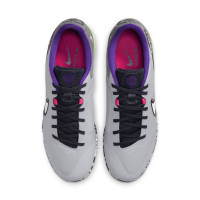 Nike Tiempo Legend 9 Pro React Indoor Football Boots (IC) Light Grey White - KNVBshop.nl