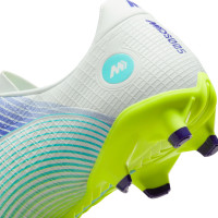 Nike Mercurial Vapor 14 Academy Gras / Kunstgras Voetbalschoenen (MG) Groen Blauw Geel Wit