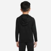 Nike Hoodie Academy Pro Kleuters Zwart Wit