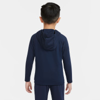 Nike Hoodie Academy Pro Kleuters Donkerblauw Wit